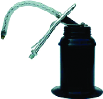 Lubrication Oil Can - 6 oz - Pistol Grip Style - Black product photo