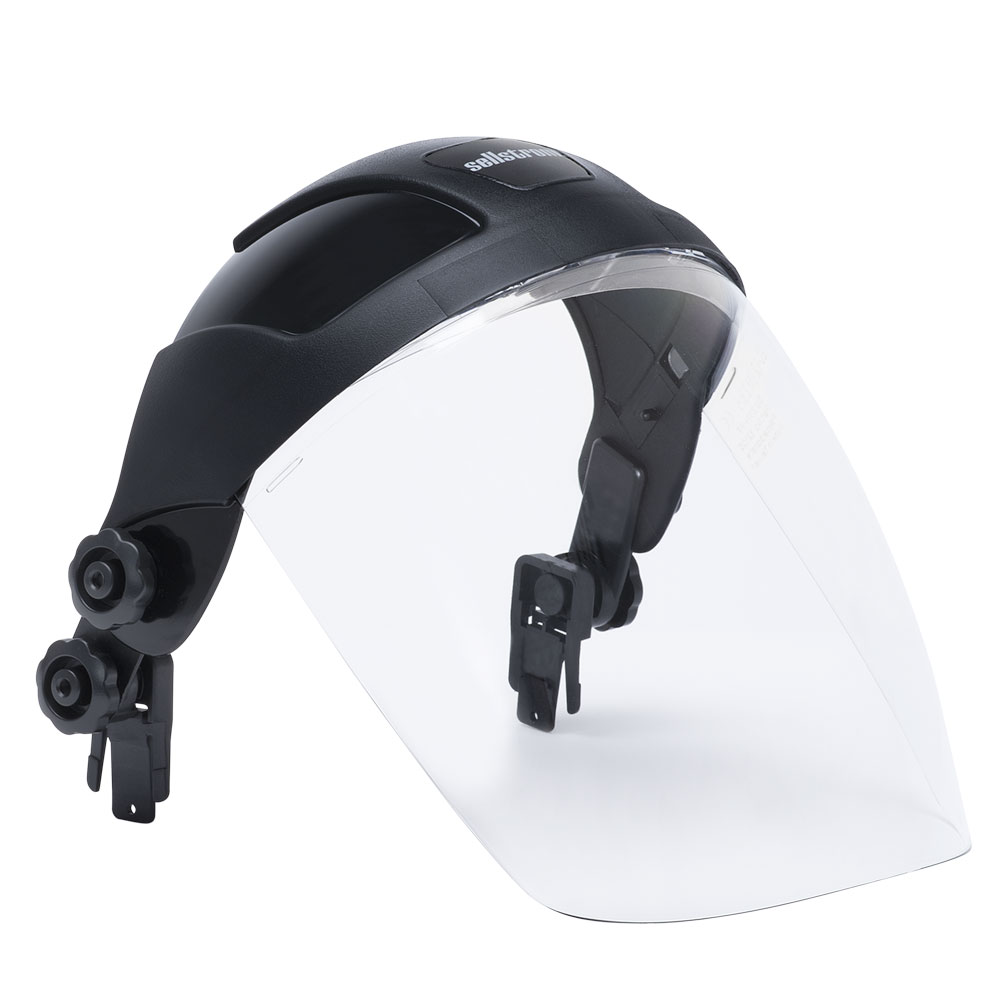 DP4  Series Face Shield - Universal Adapter - Polycarbonate - Clear - Anti-Fog product photo