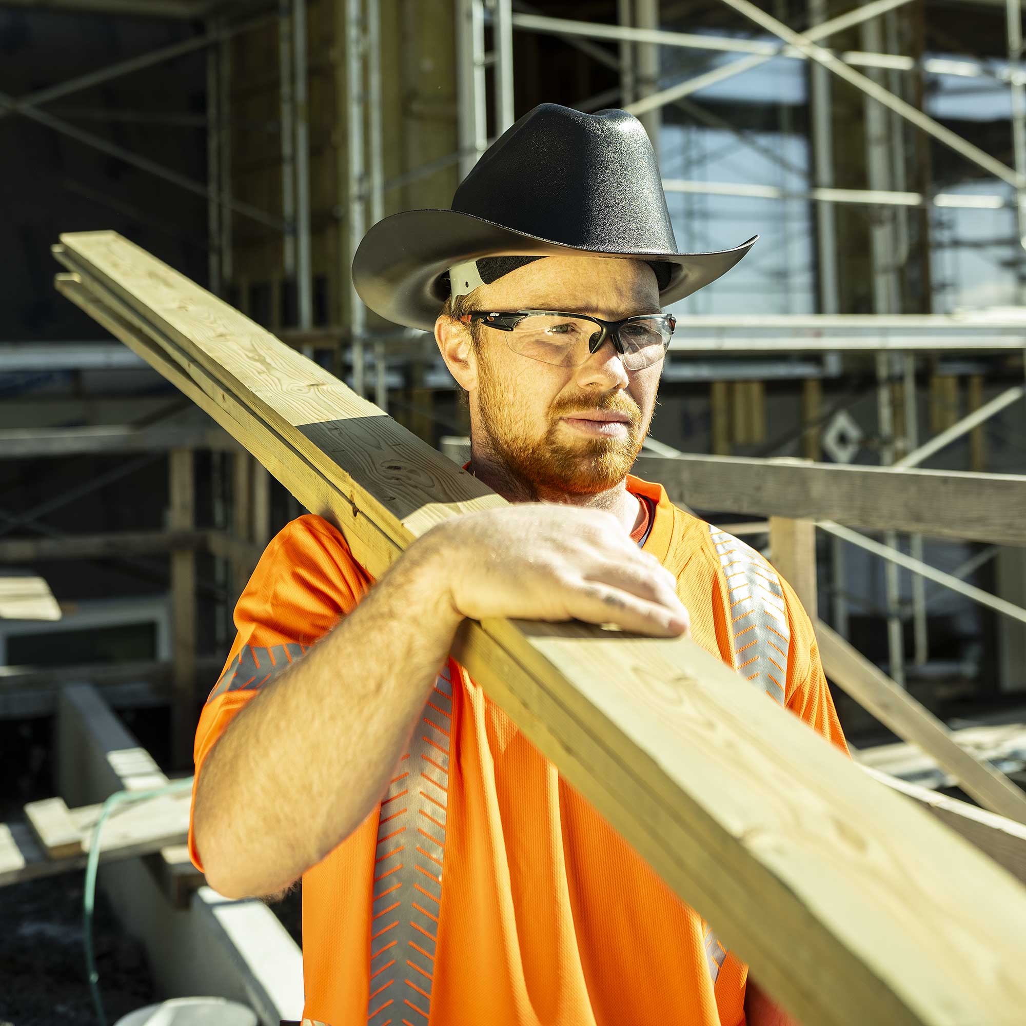 Western Outlaw Hard Hat - Black product photo