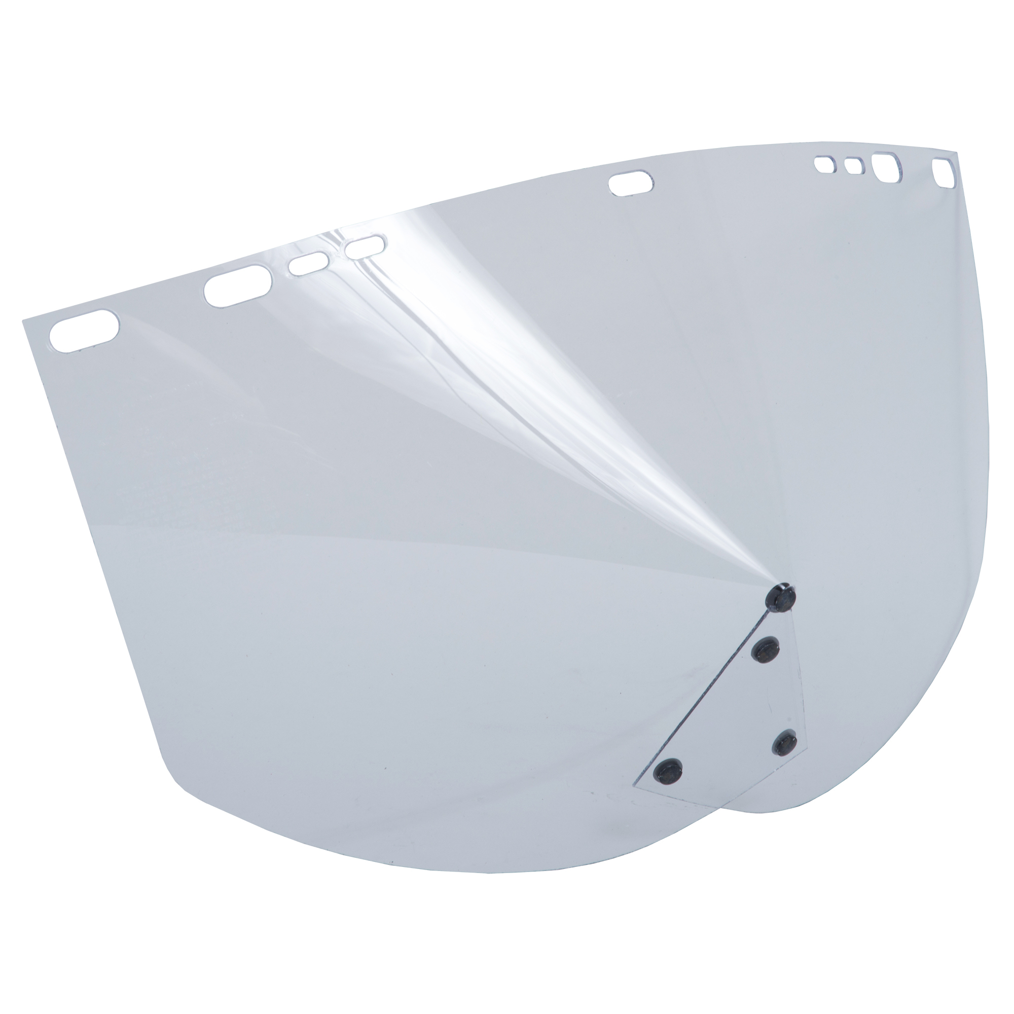 Acetate Face Shield Window - Shape P - Unbound - Clear product photo