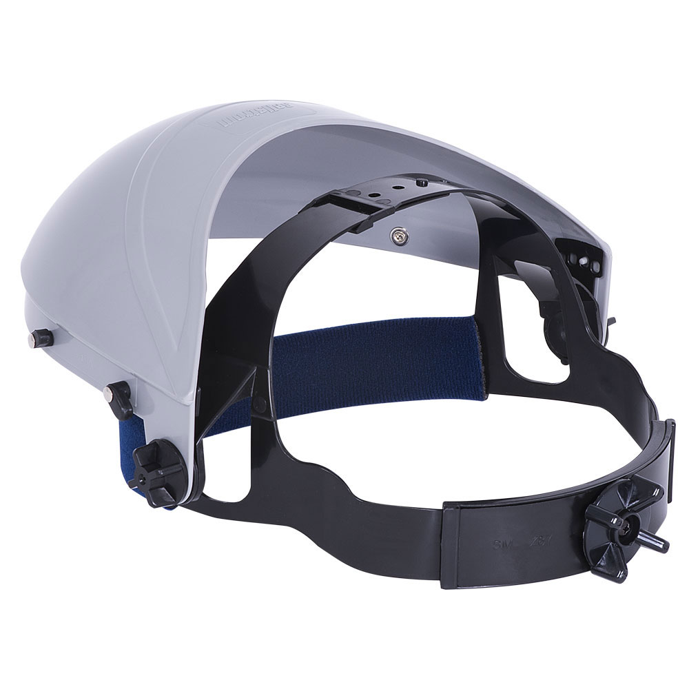 301 Series Face Shield - Single Crown - Ratcheting - Polycarbonate - Clear - Uncoated product photo