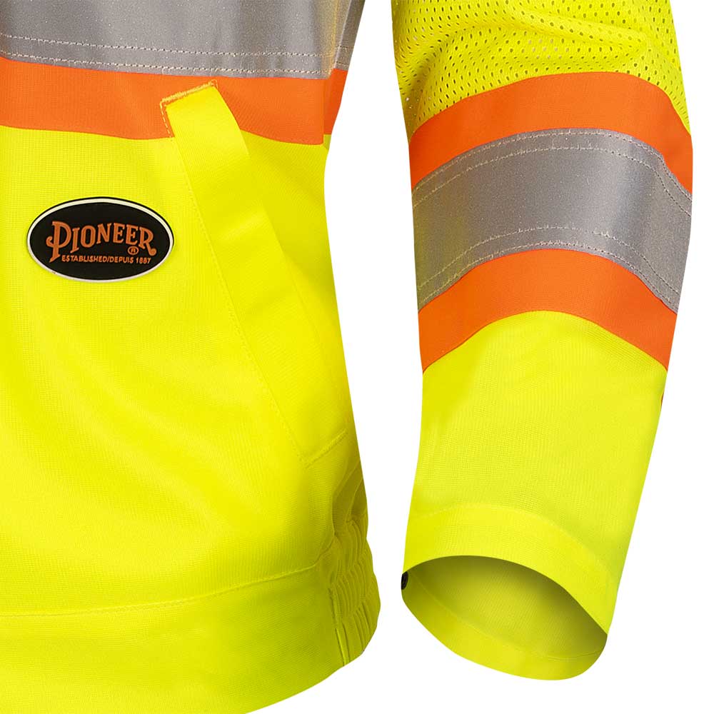 Manteau de s&eacute;curit&eacute; routi&egrave;re haute visibilit&eacute; pour femme - Jaune/vert haute visibilit&eacute; - TG photo du produit
