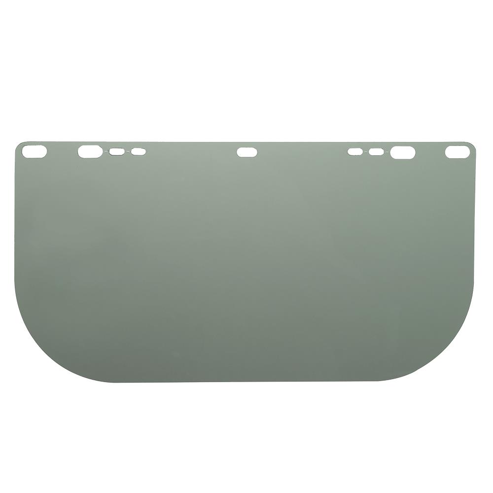PETG Face Shield Window - Shape E - Unbound - Medium Green product photo