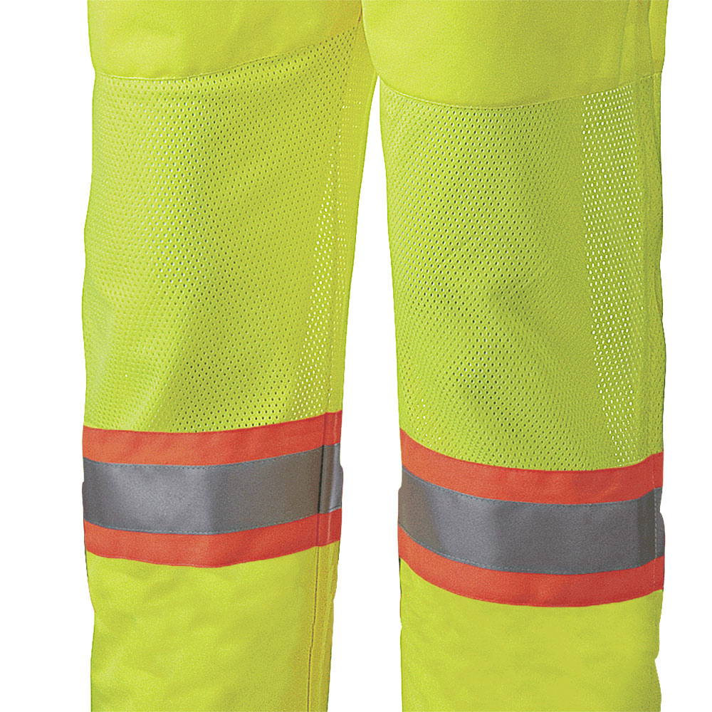 Hi-Vis Traffic Safety Coveralls - Zipper Closure - Yellow/Green - XL product photo