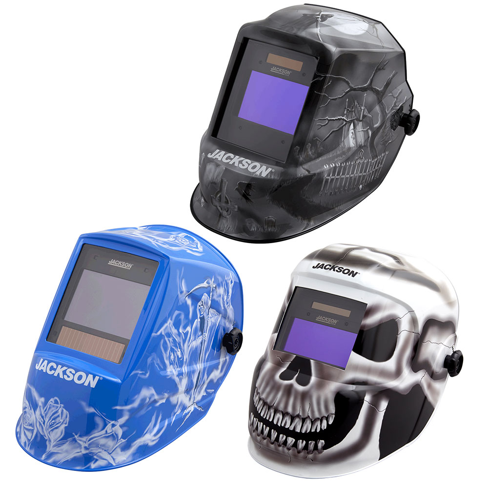 Graphic Style Premium ADF Welding Helmets Fixed Shade 10
