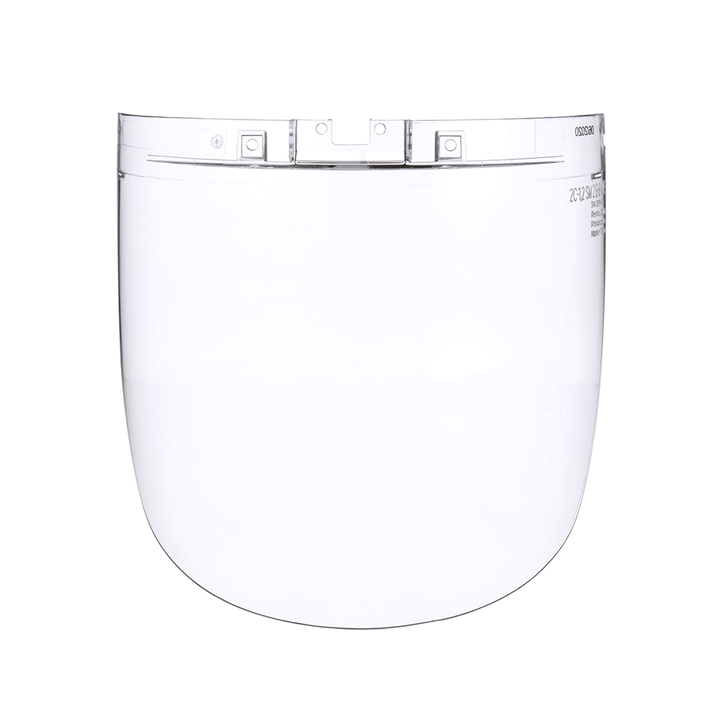DP4 Series Replacement Face Shield Window - 9"X12-1/8"X0.060" - Clear Tint Anti-Fog product photo