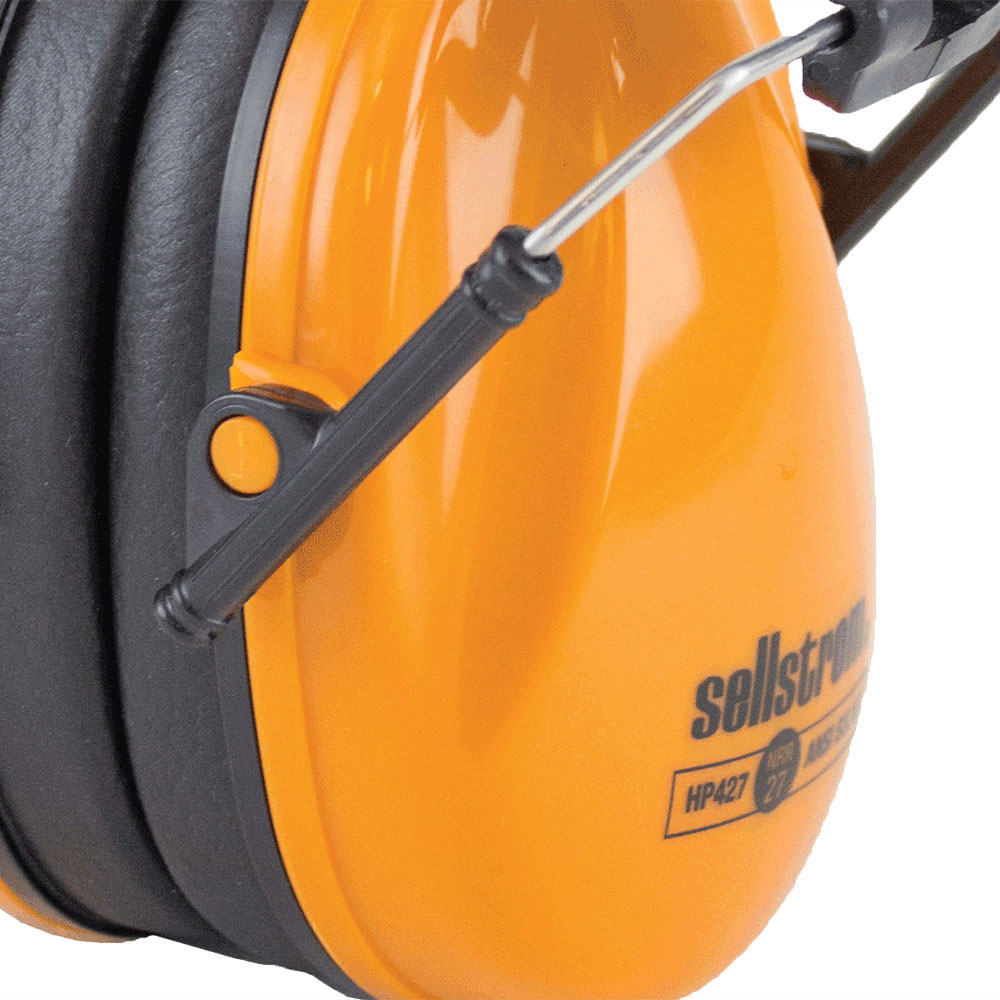 HP427 Premium Ear Muff - Black/Orange product photo