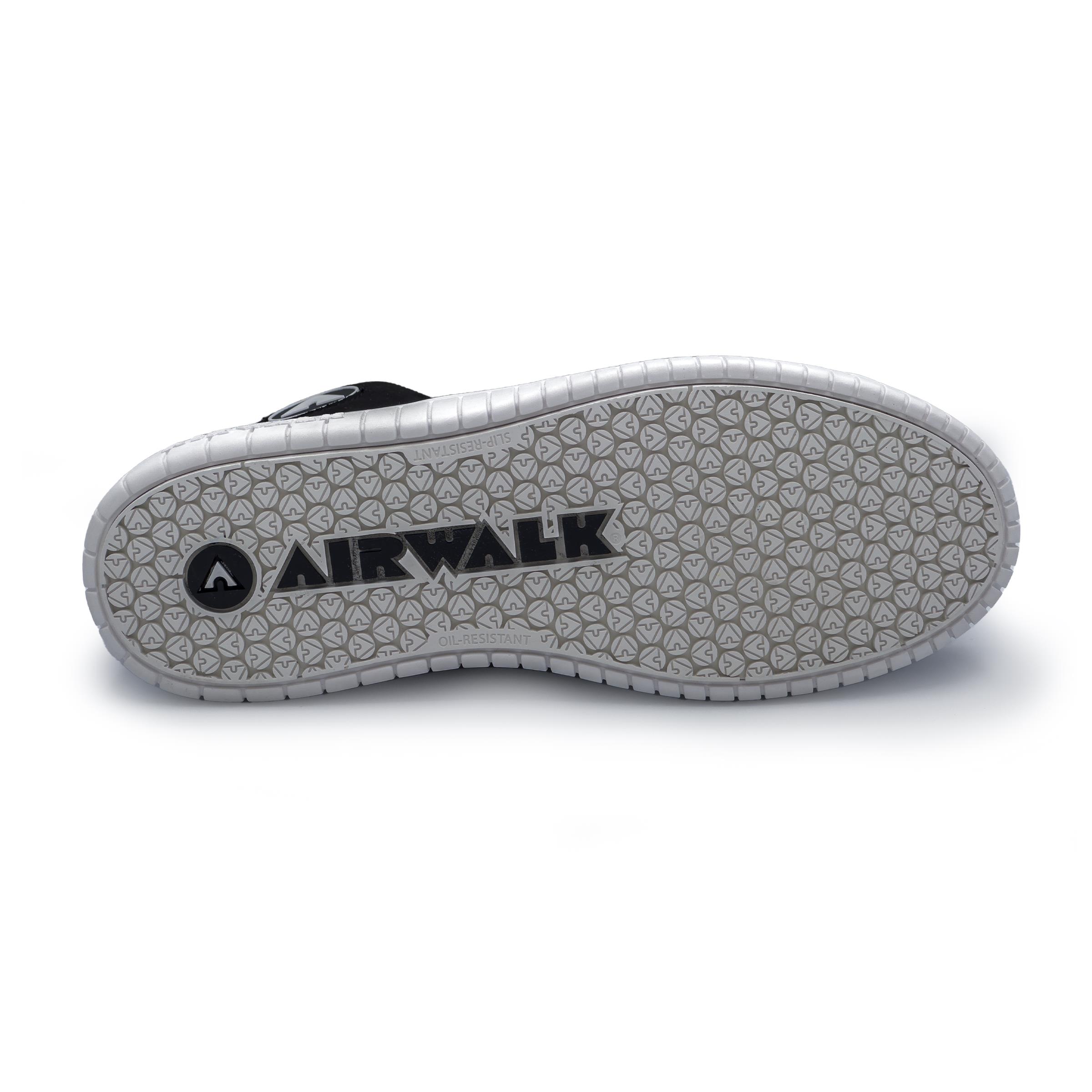 AIRWALK MEN'S DEUCE MID BLACK/WHITE CT EH product photo