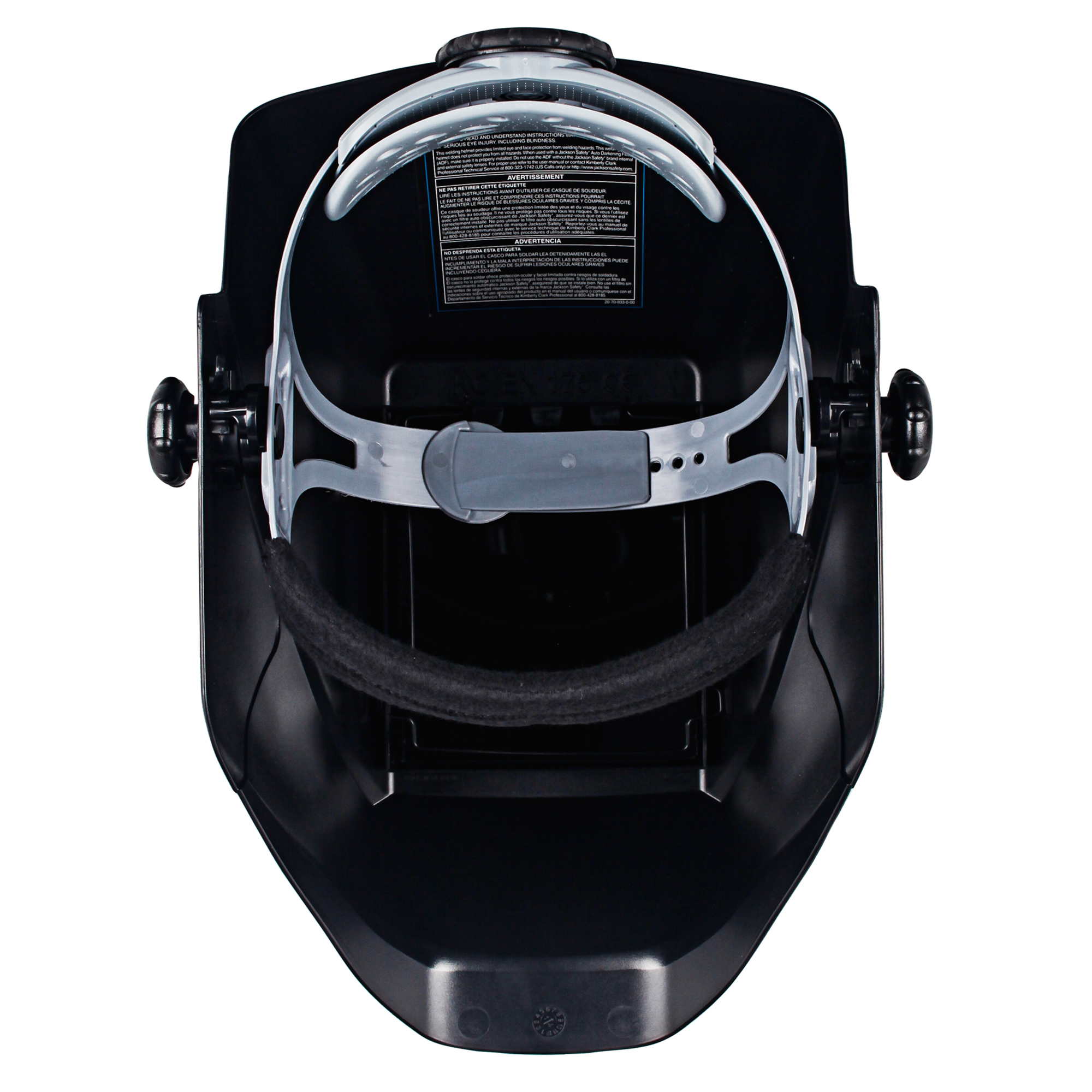 HSL-100 Welding Helmet  - Passive - 4.5"x5.25" - Black (bulk) product photo