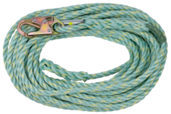 Vertical Lifeline - Snap Hook Anchor End/Back Splice Trailing End - 75' (22.9 m) product photo