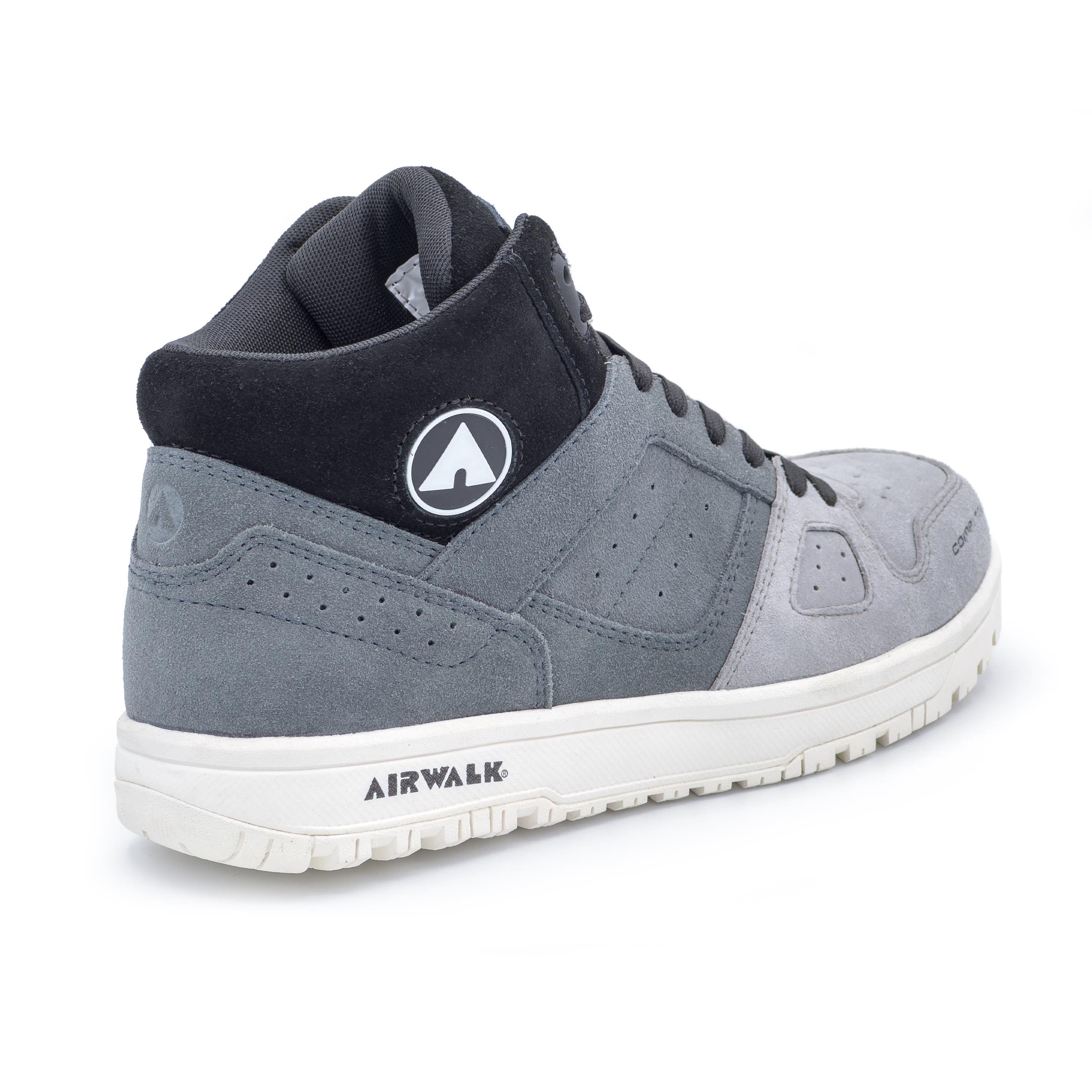 AIRWALK MEN'S MONGO MID GREY/WHITE CT EH product photo