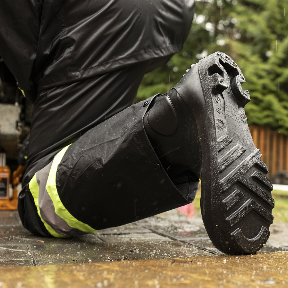 Steel Toe/Plate PVC Boot - Black - Men - 10 | V4710270-10 | Rubber ...