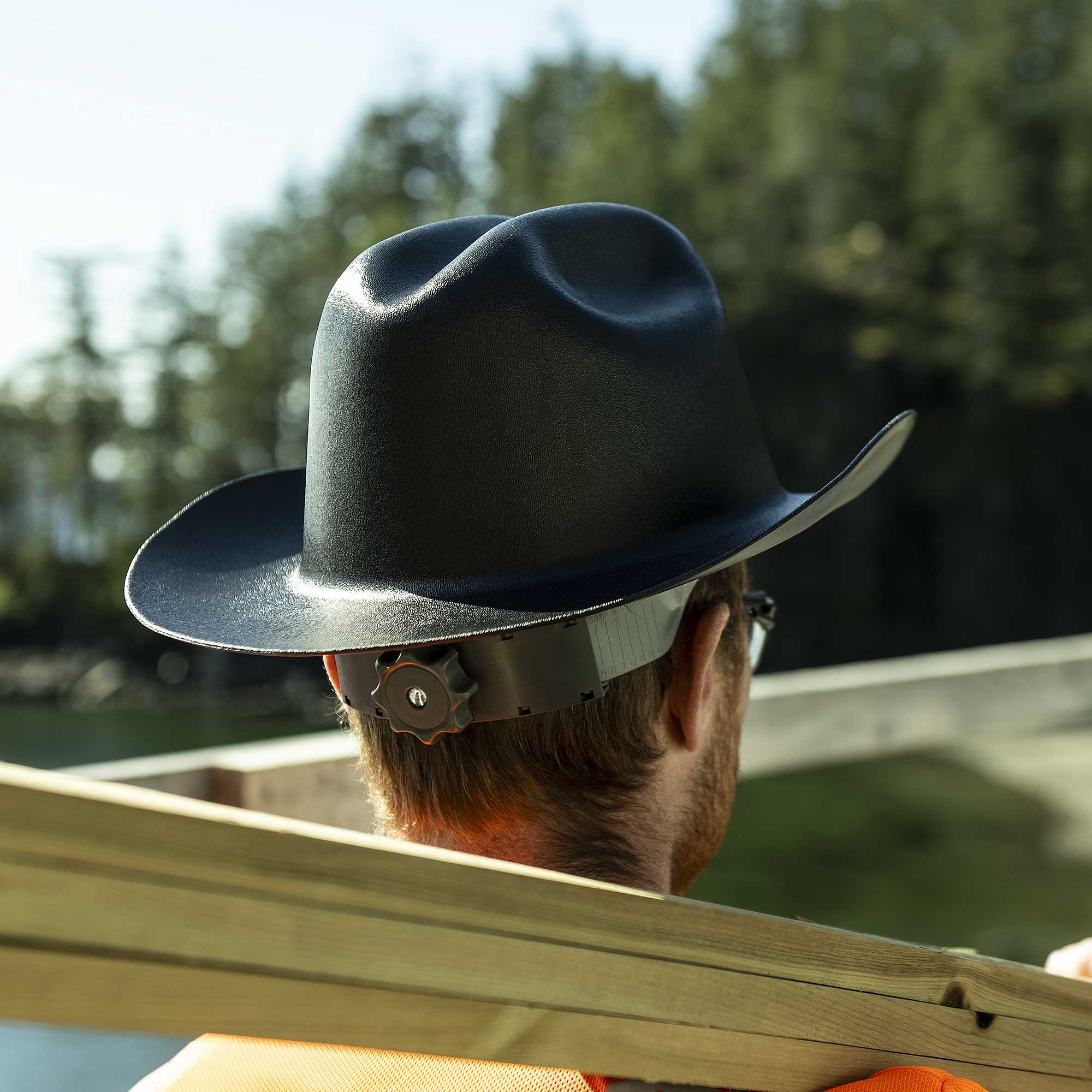 Western Outlaw Hard Hat - Black product photo