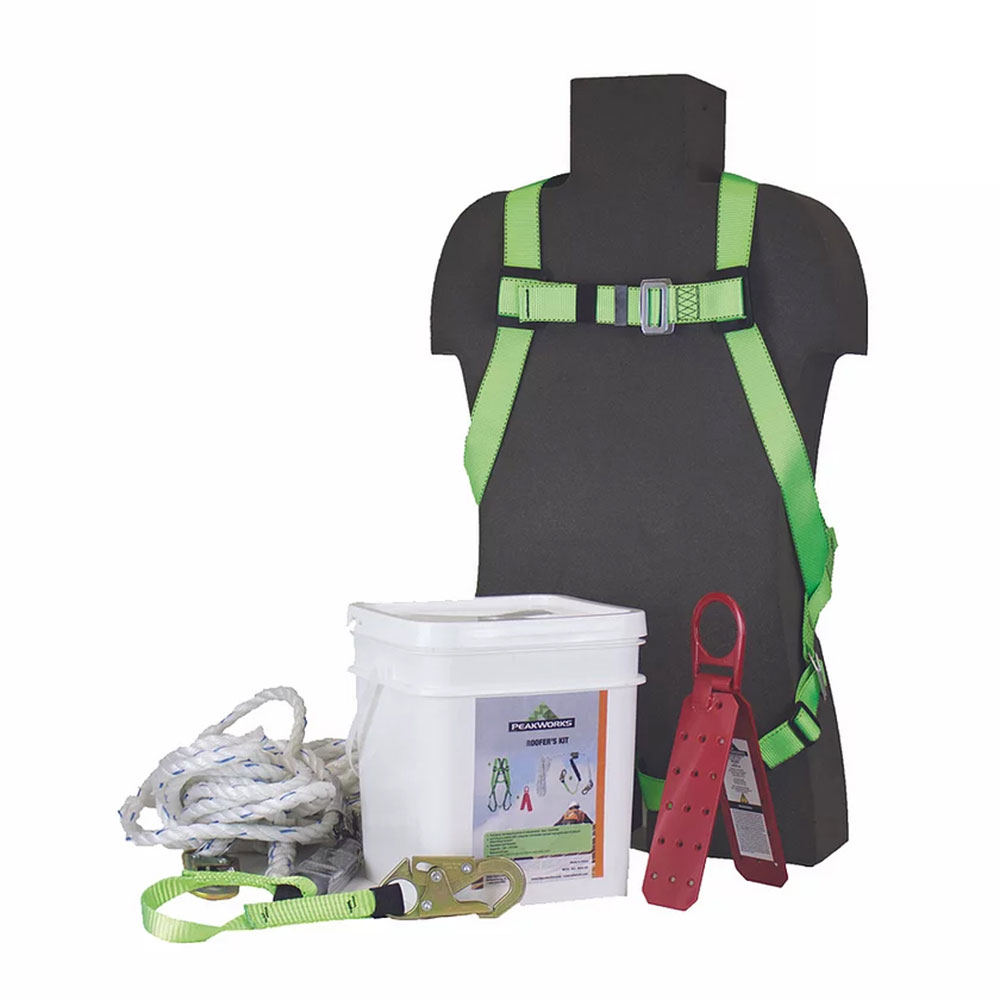 R7 Series Roofer's Kit - Includes Safety Harness V8001200 - Vertical Lifeline V84088050 - Roof Bracket V8229100 - 16L Pail product photo