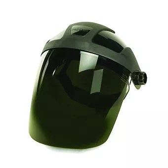 DP4  Series Face Shield - Universal Adapter - Polycarbonate - Shade 3 IR - Uncoated product photo