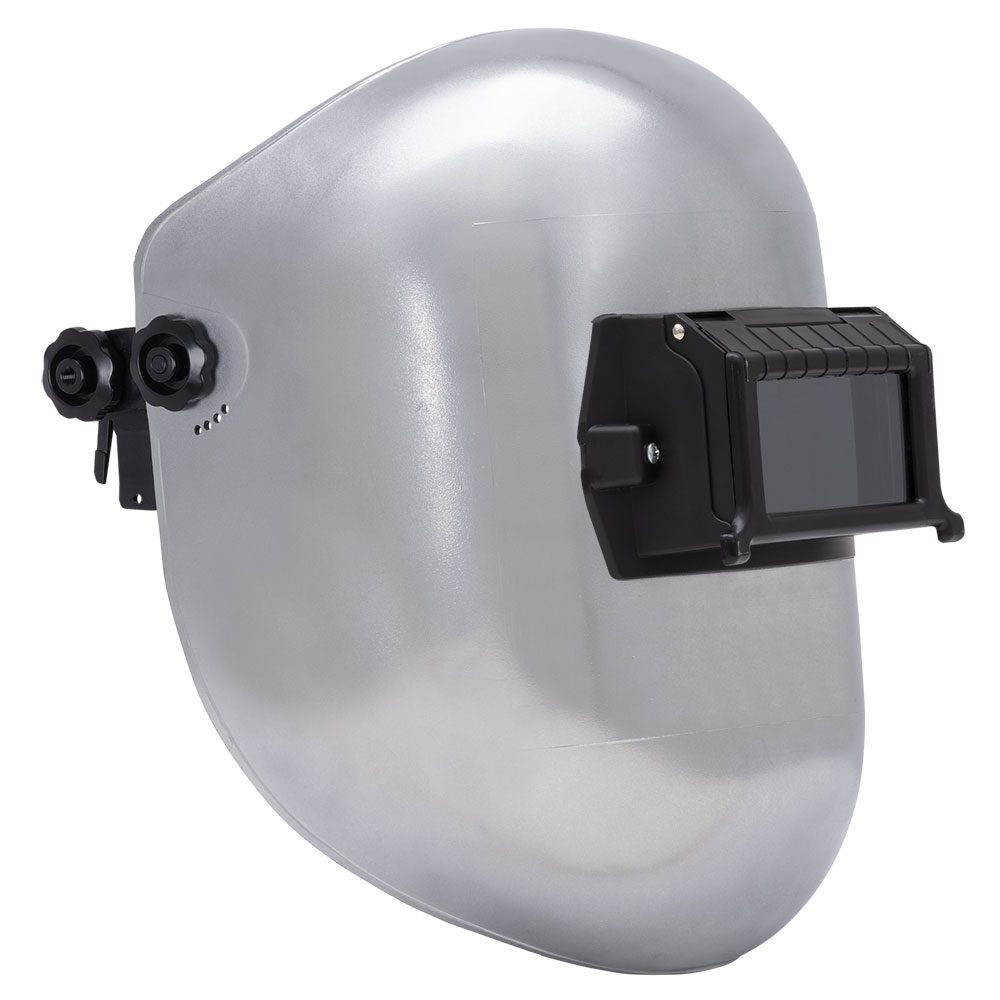 280PL  Welding Helmet - Lift Front - Slotted Hard Hat Adapters - Silver product photo