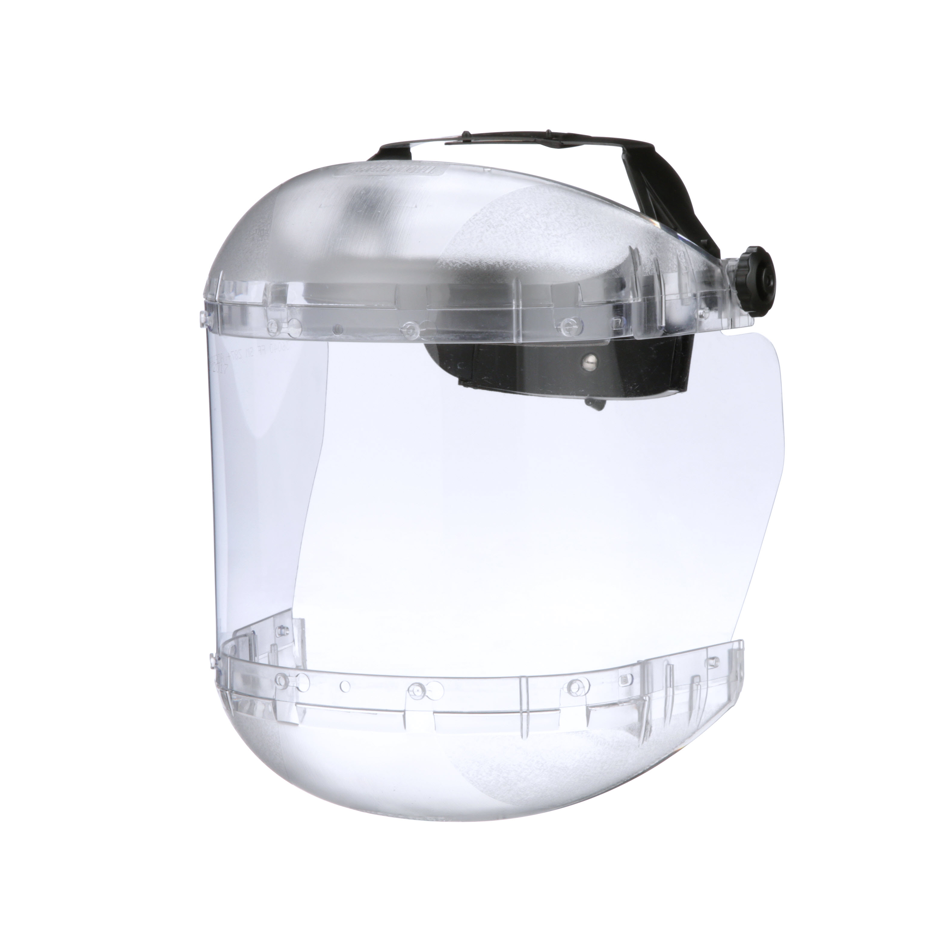 380 MAX LIGHT Series Face Shield - Dual Crown - Ratcheting - Acetate - Clear - Uncoated product photo