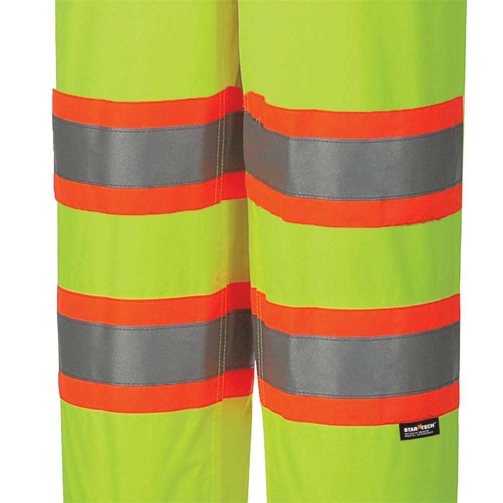 Rainwear Lightweight Waterproof Pants 150D - Yellow/Green - 4XL product photo