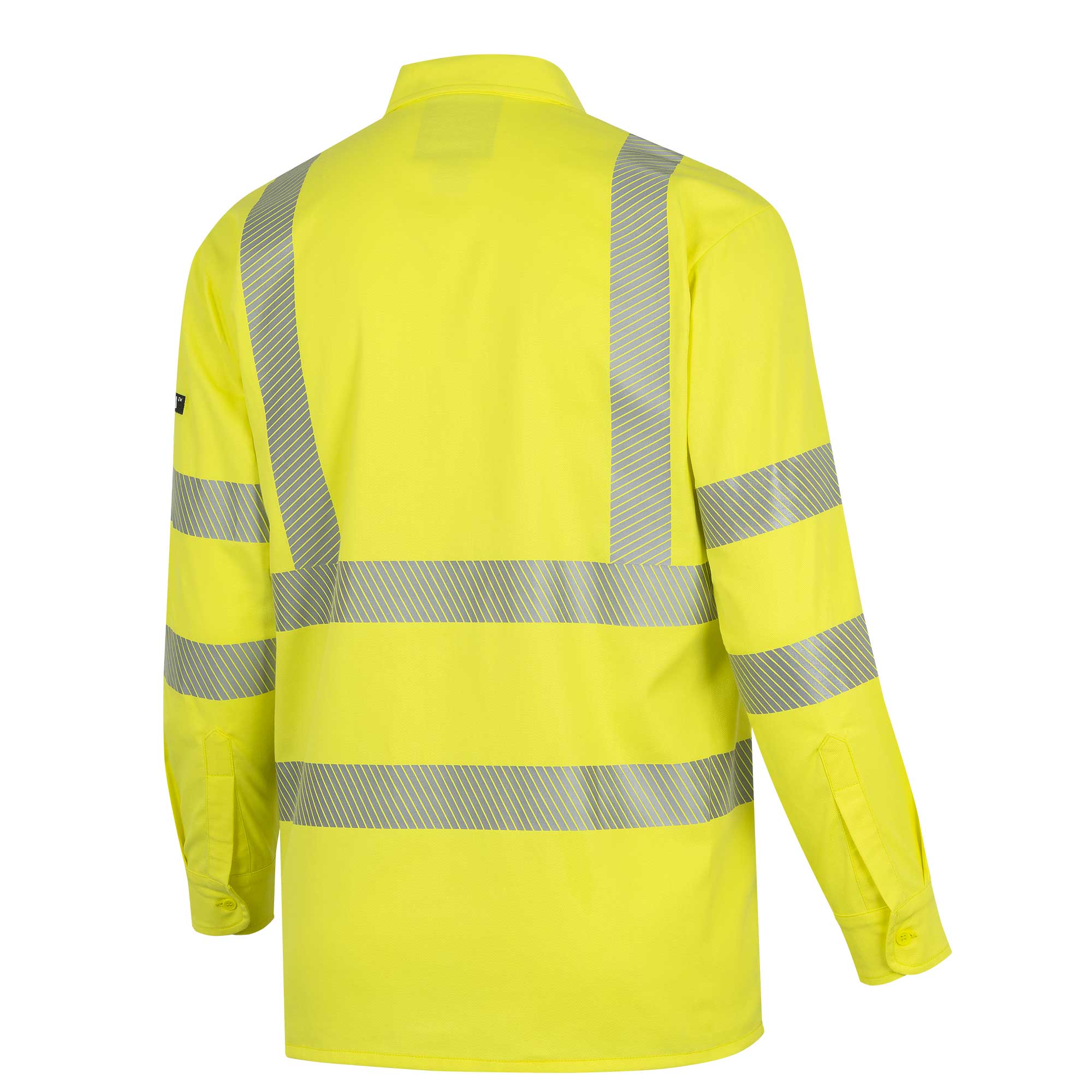 Hi-Vis FR/Arc-Rated 7.5 oz  88/12 Safety Shirt - Button-Up - Hi-Vis Yellow - M product photo