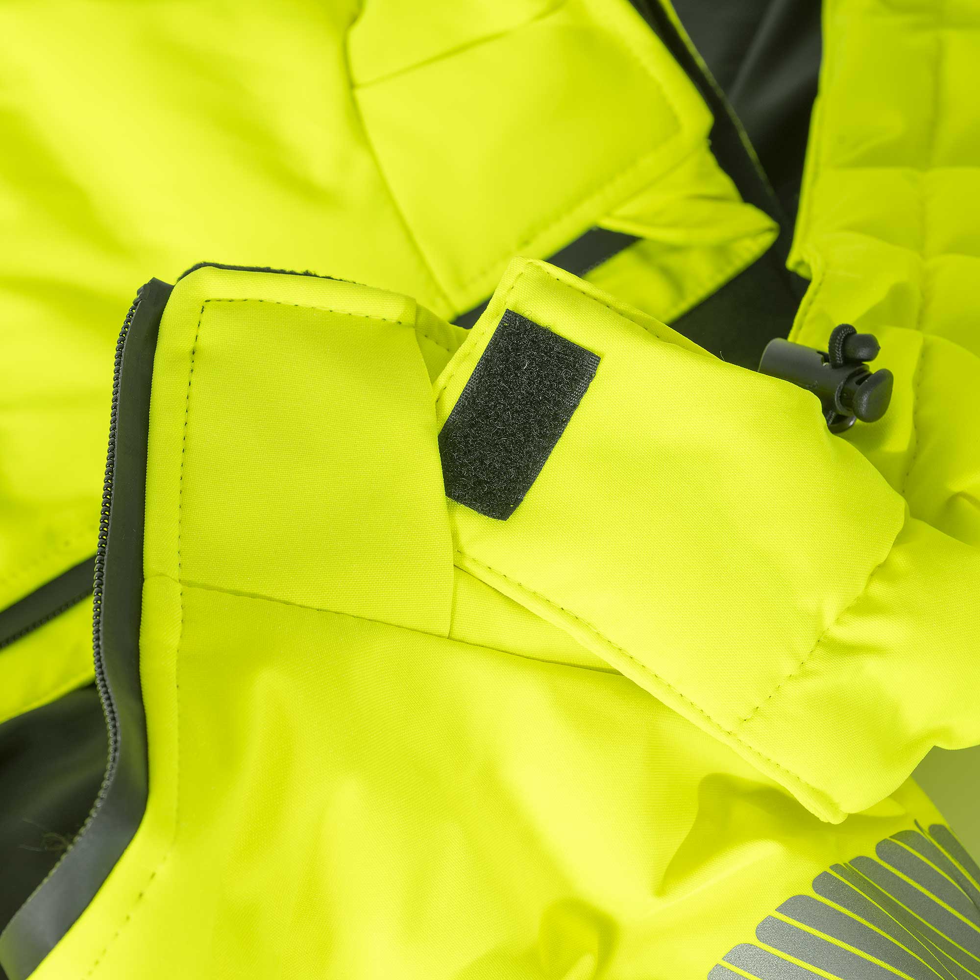 Hi-Vis Seamless Parka - Waterproof - Hi-Vis Yellow - L product photo