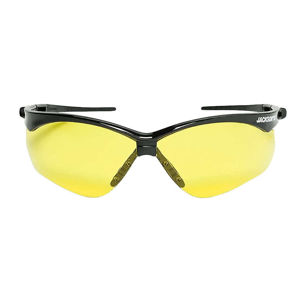 Jackson SG Safety Glasses - Black Frame - Amber Antifog Lens product photo