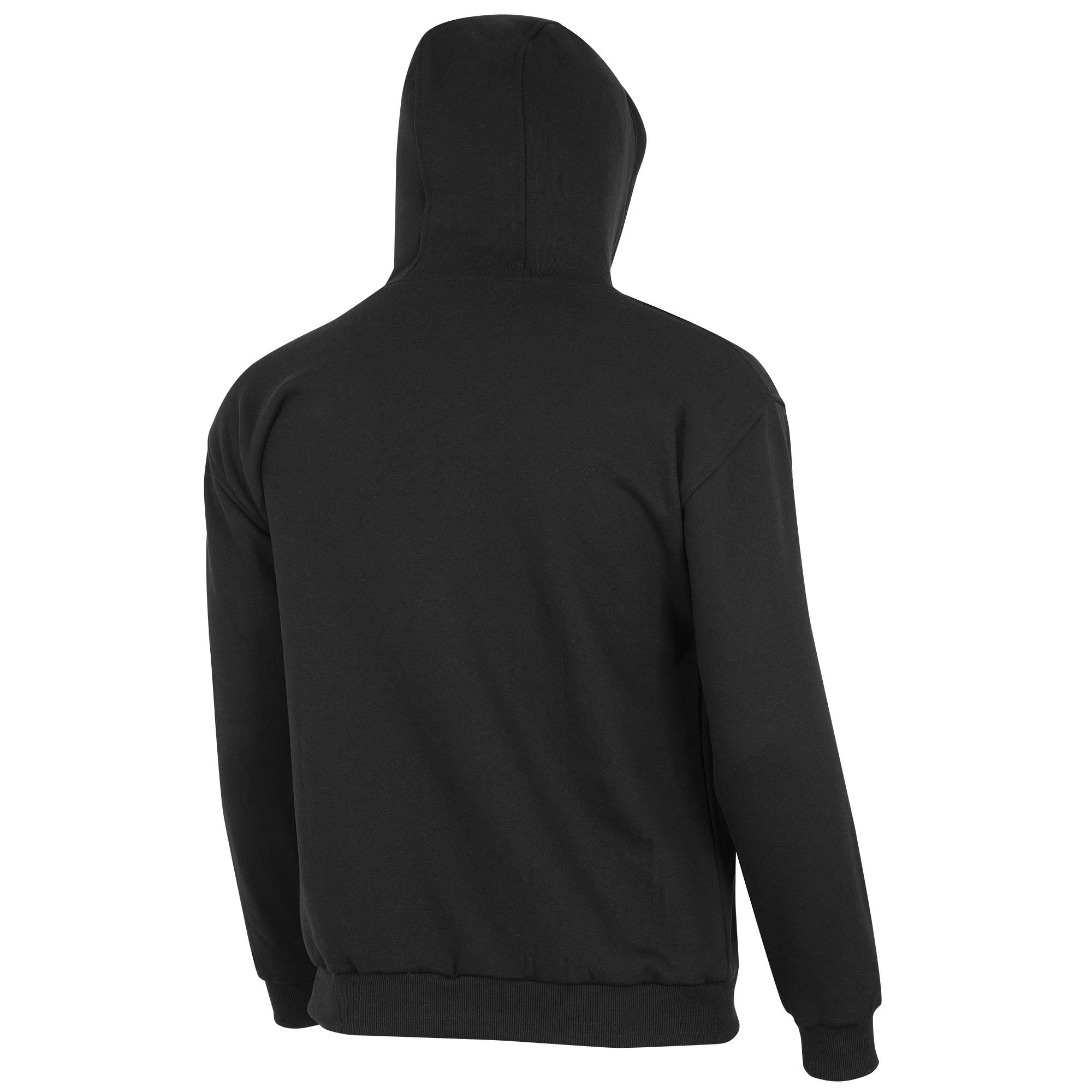 100% FR/Arc-Rated Heavyweight 12 oz Cotton Fleece Pullover Hoodie - Black - 3XL product photo