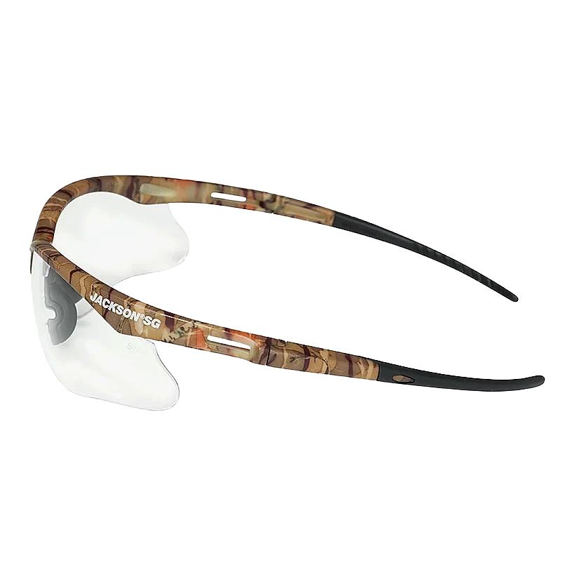 Jackson SG Safety Glasses - Camo Frame - Clear Antifog Lens product photo