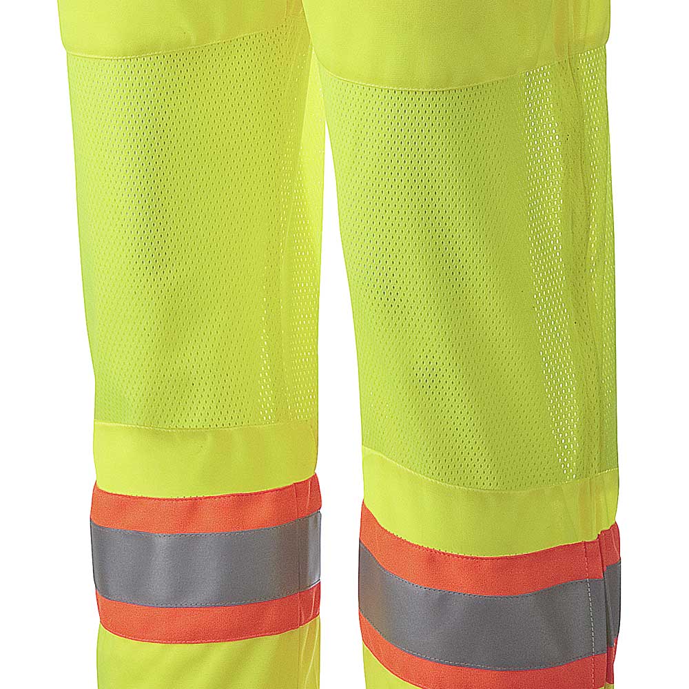 Salopette de s&eacute;curit&eacute; routi&egrave;re haute visibilit&eacute; - Jaune/vert haute visibilit&eacute; - TG photo du produit