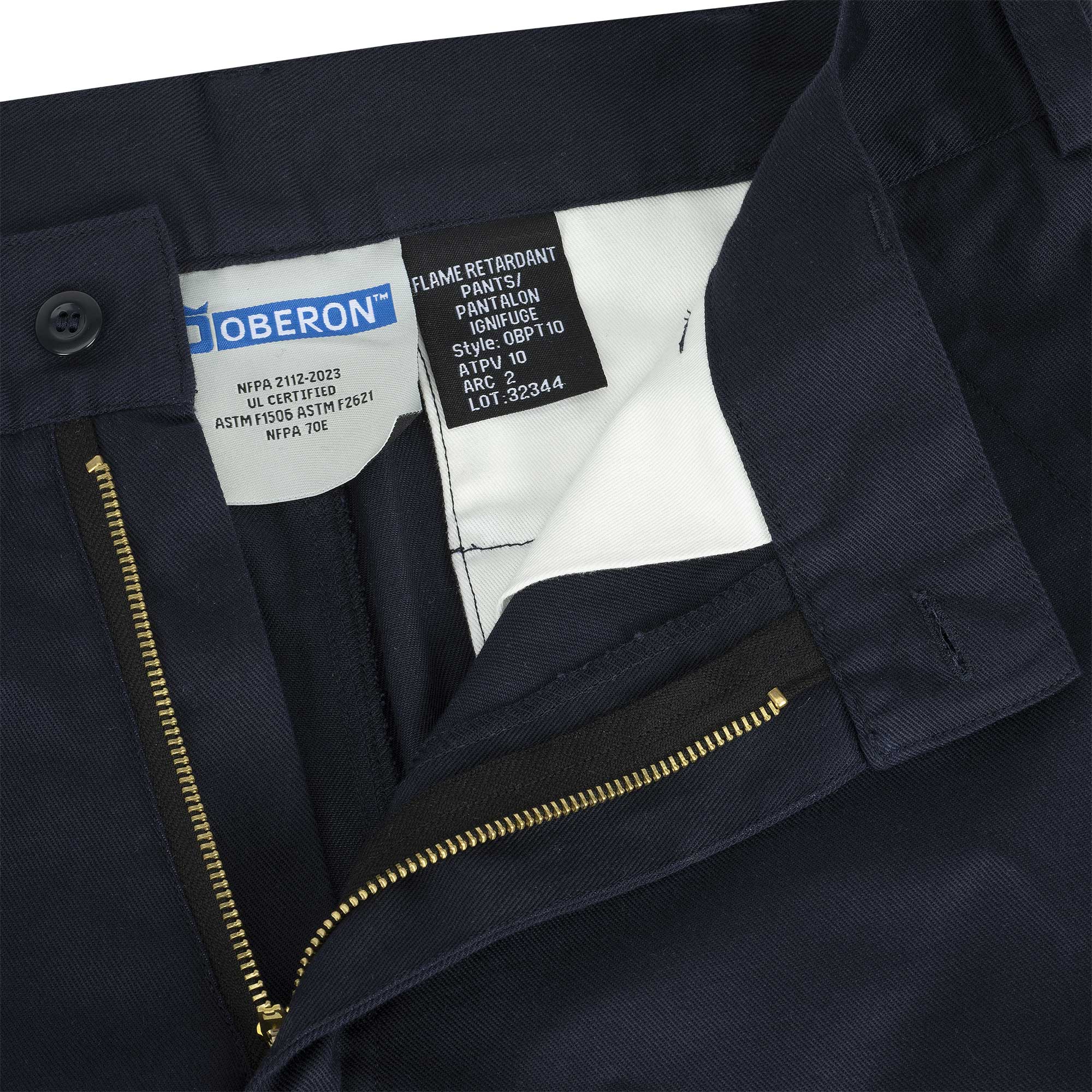 FR/Arc-Rated 7.5 oz  88/12 Safety Pants - Navy - 42x34 product photo