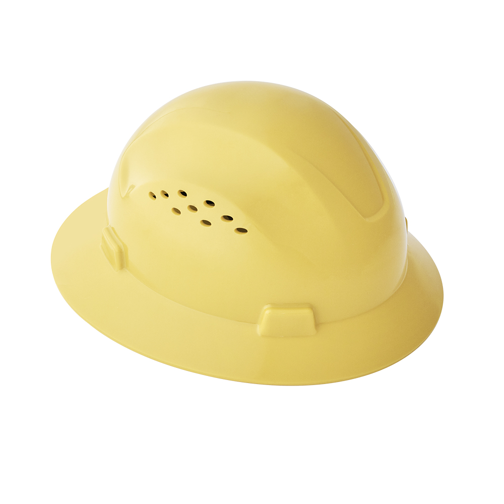 Advantage Full Brim Hard Hat, Vented, Yellow product photo