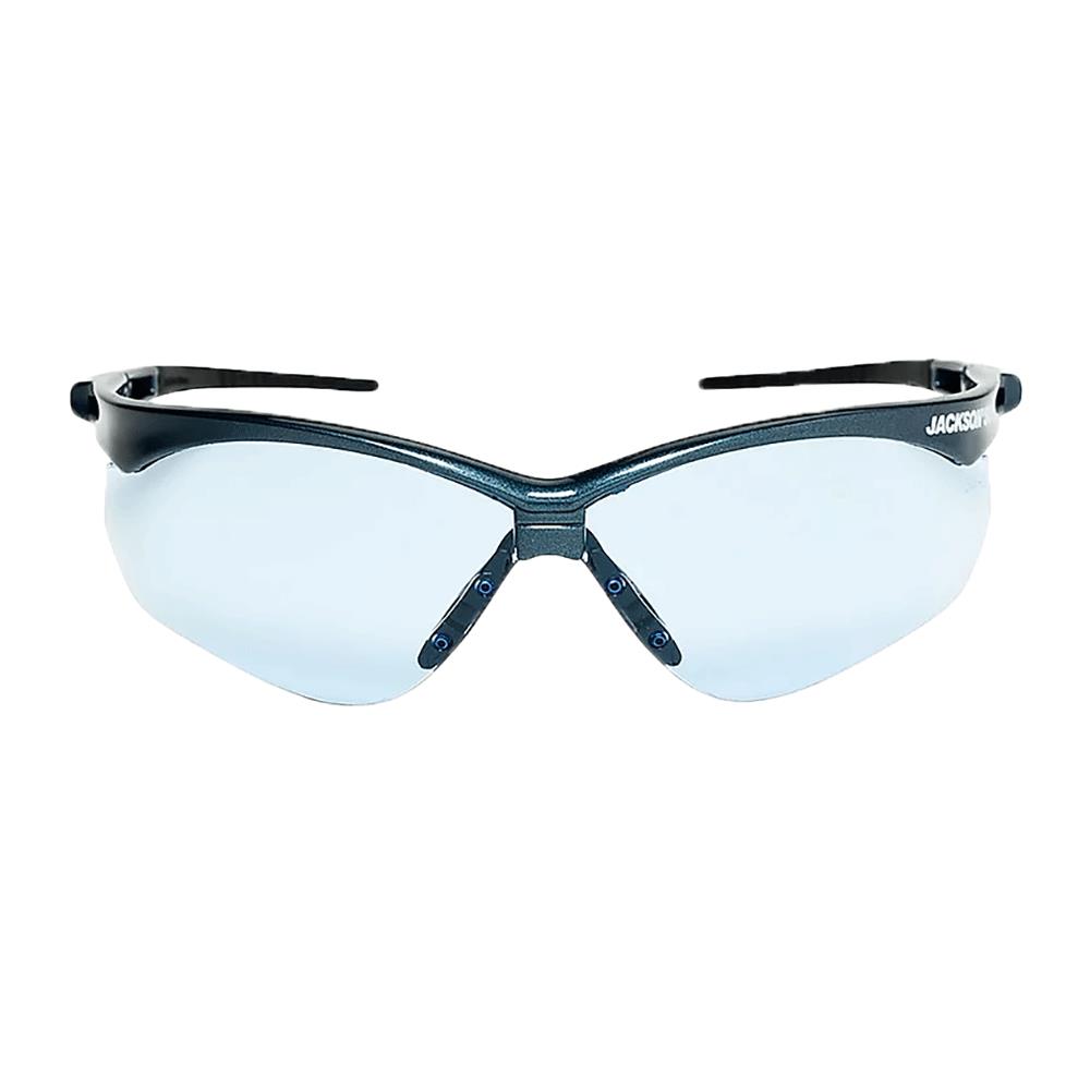 Jackson SG Safety Glasses - Blue Frame - Light Blue Anti-Scratch Hardcoat Lens product photo