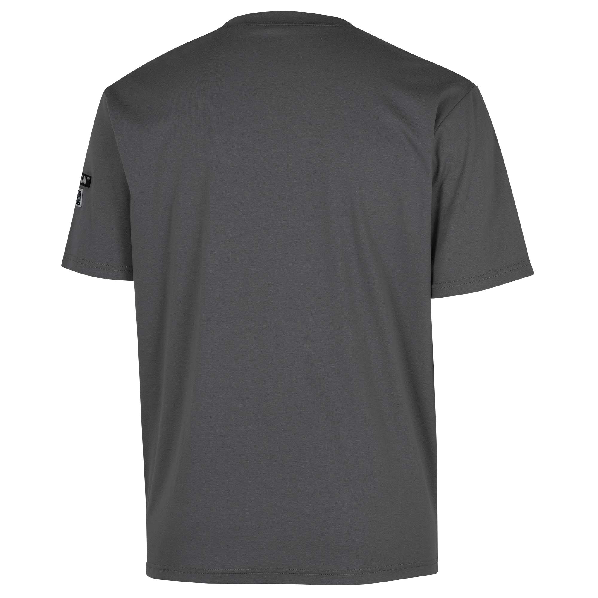 100% FR/Arc-Rated 7 oz Cotton Interlock Short-Sleeved Safety Shirt - Grey - XL product photo
