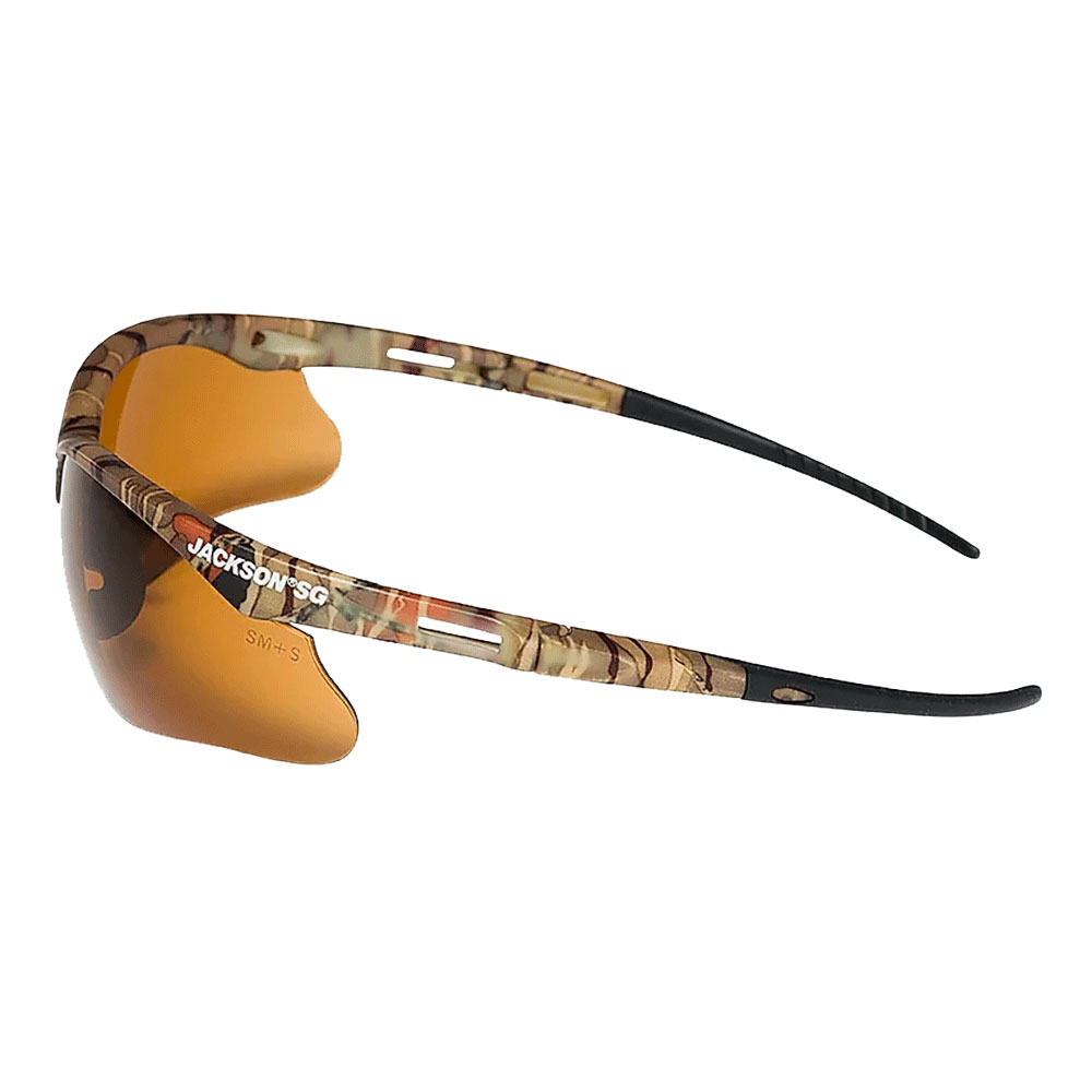 Jackson SG Safety Glasses - Camo Frame - Bronze Anti-Scratch Hardcoat Lens product photo