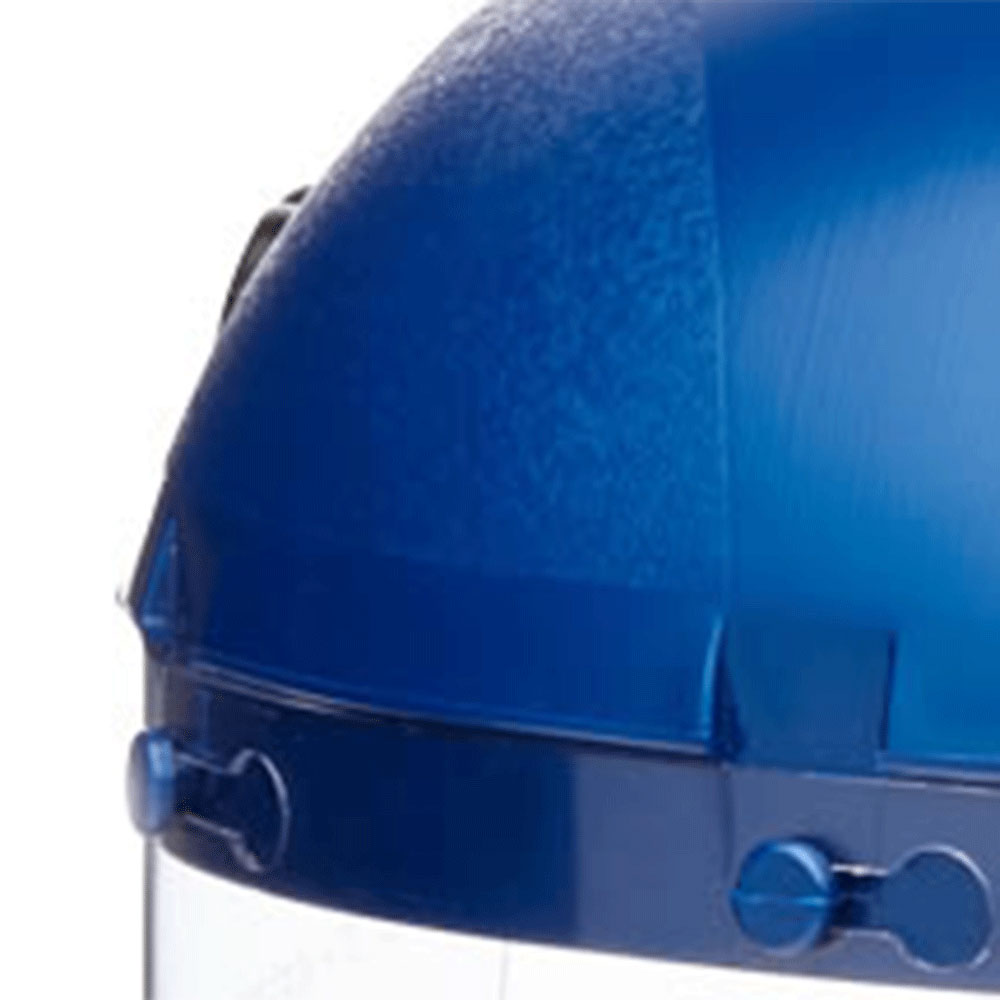 380 Premium Series Dual Crown Face Shield - Universal Adapter - Acetate - Clear - Uncoated product photo