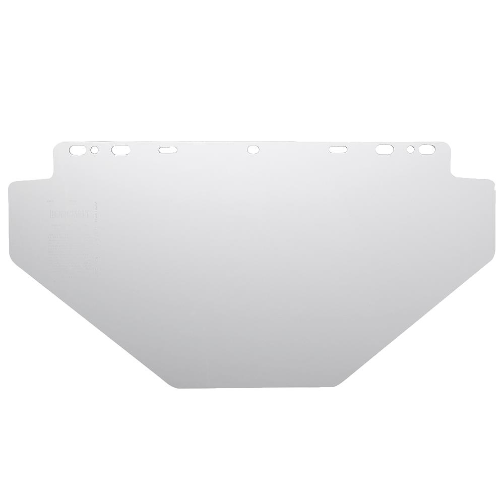 Polycarbonate Face Shield Window - Shape K - Unbound - Clear product photo