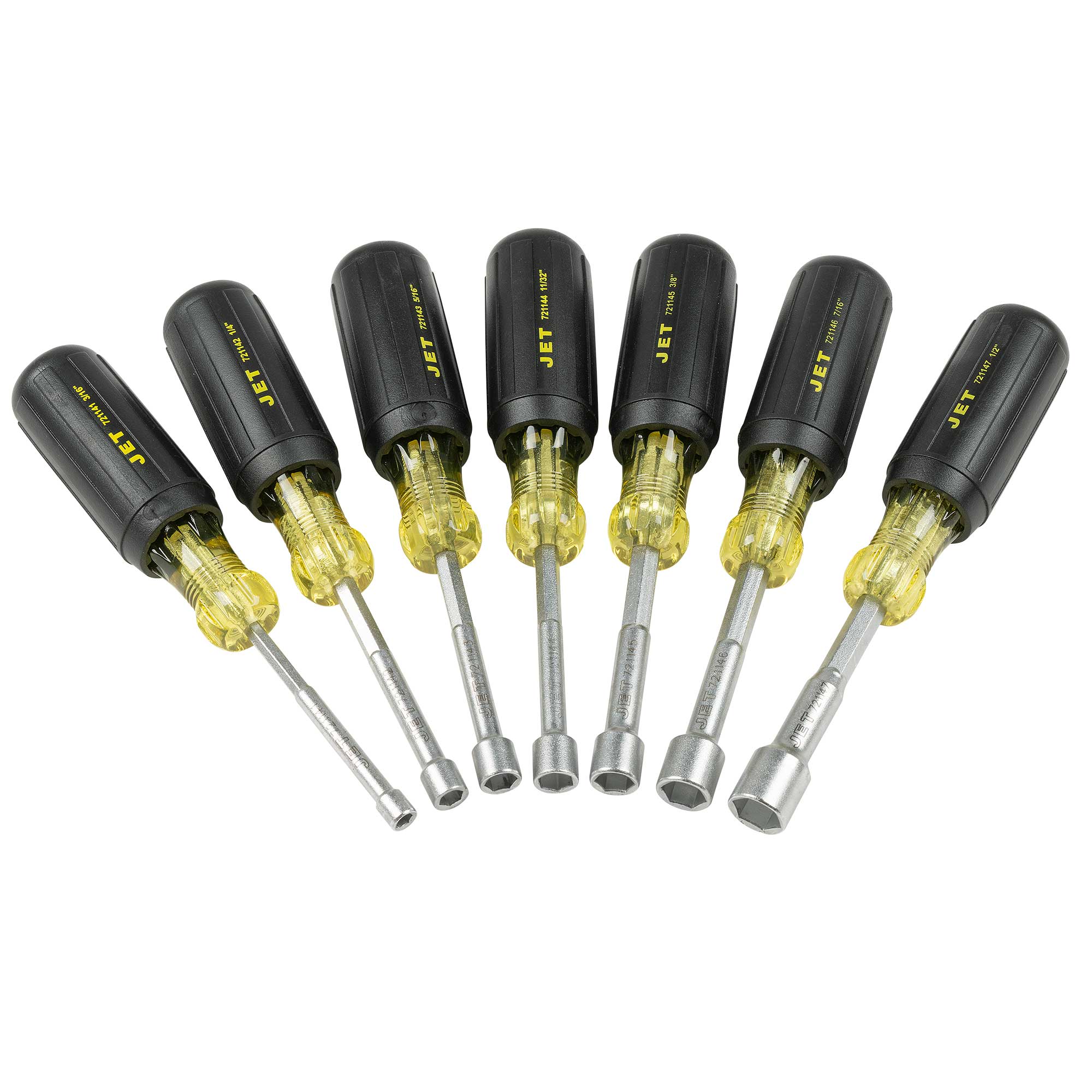 Cushion Grip Nut Driver Set - SAE - 7 pc | 721101 | Nut Drivers and Nut ...