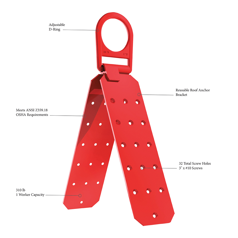 Reuseable Roof Bracket - Temporary product photo