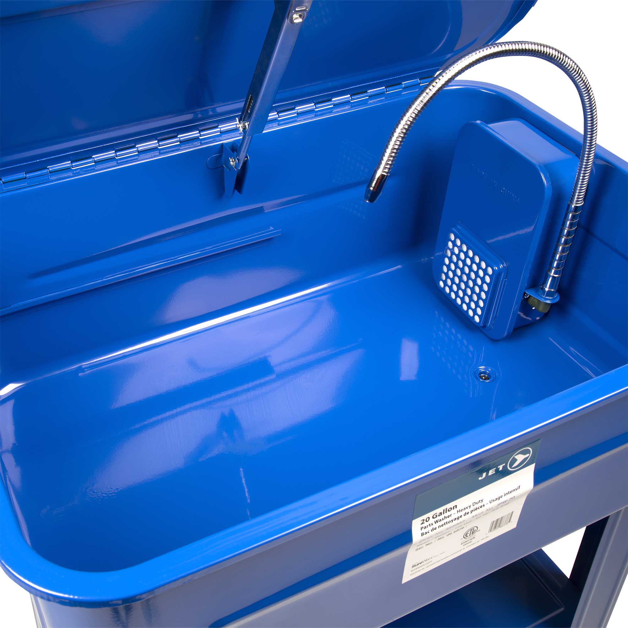 20-Gal Parts Washer – Heavy Duty | 355007 | Garage Equipment | JET
