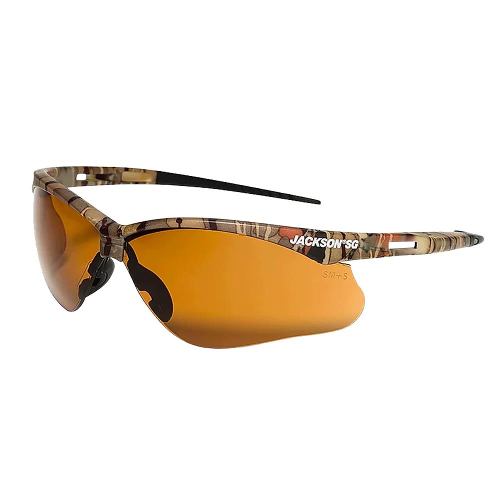 Jackson SG Safety Glasses - Camo Frame - Bronze Anti-Scratch Hardcoat Lens product photo