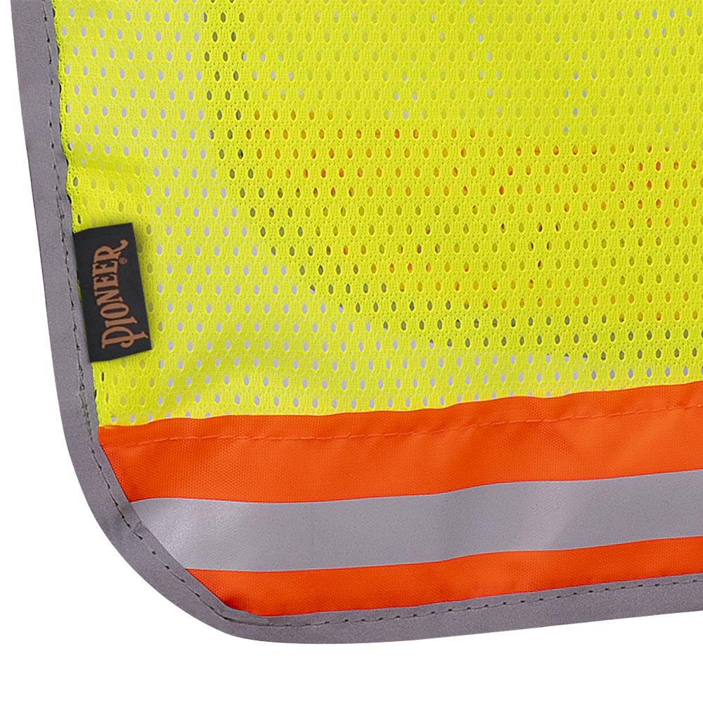 Hi-Vis Foldable Mesh Cooling Hard Hat Sunshade - Hi-Vis Yellow/Green - O/S product photo