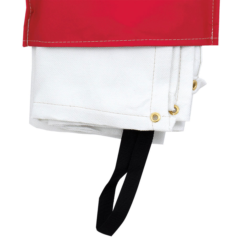 Fiberglass High-Temperature Emergency Fire Blanket - Red Vinyl Hanging Pouch - 18oz product photo