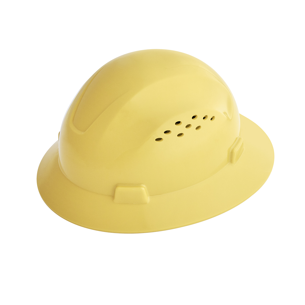 Advantage Full Brim Hard Hat, Vented, Yellow product photo
