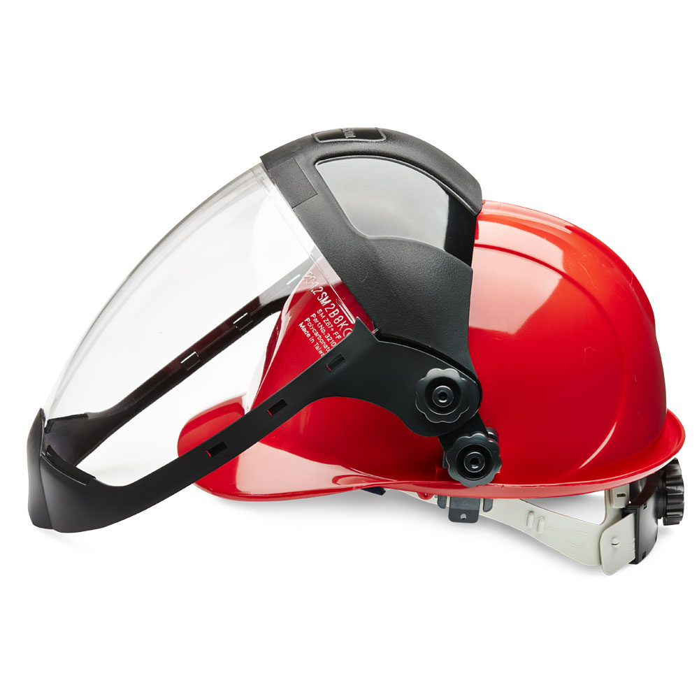 DP4  Series Face Shield - Chin Guard - Universal Adapter - Polycarbonate - Clear - Anti-Fog product photo