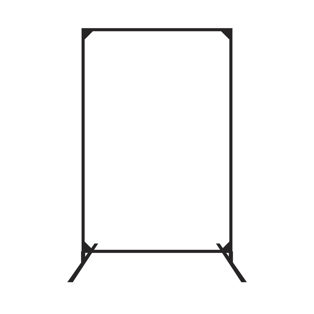 Stur-D-Screen Welding Safety Screen - Single Panel - 6' x 4' product photo