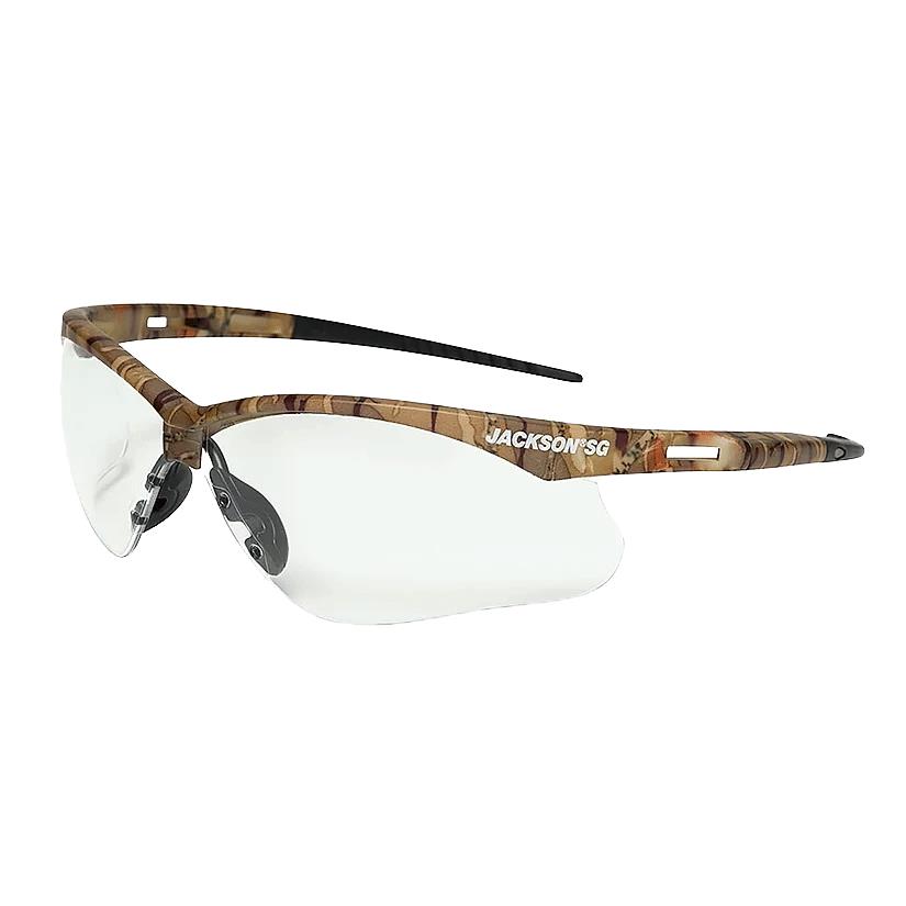 Jackson SG Safety Glasses - Camo Frame - Clear Antifog Lens product photo