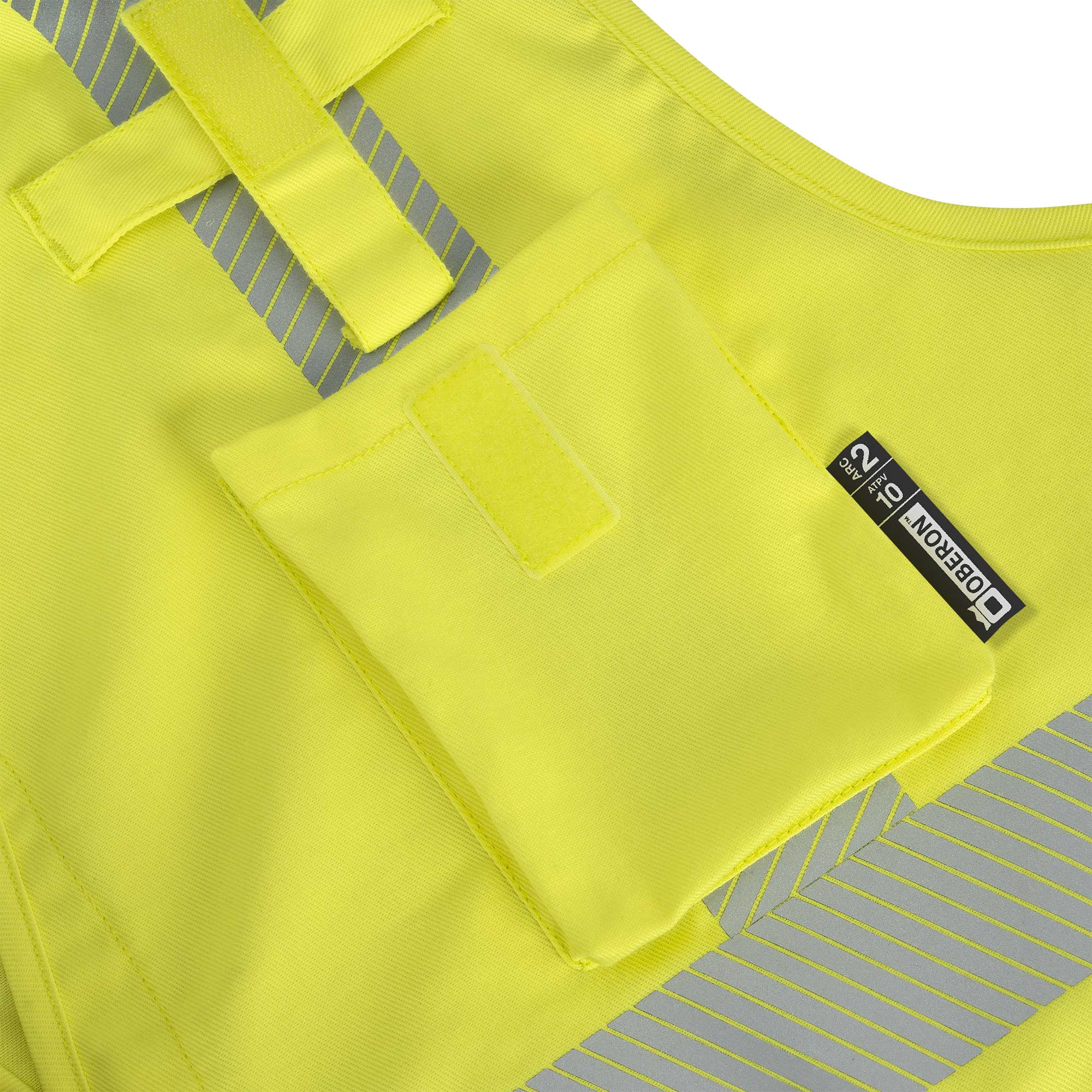 Hi-Vis FR/ARC-Rated 7.5 oz 88/12 Safety Vest - Snap Closure - Hi-Vis Yellow - 4XL product photo