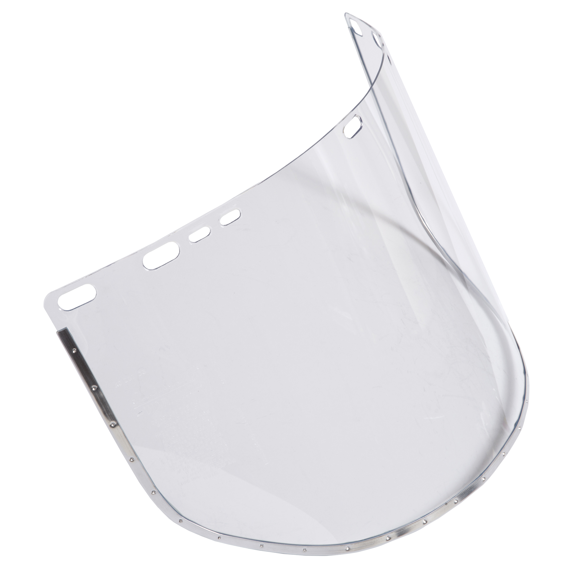 PETG Face Shield Window - Shape D - Bound - Clear product photo