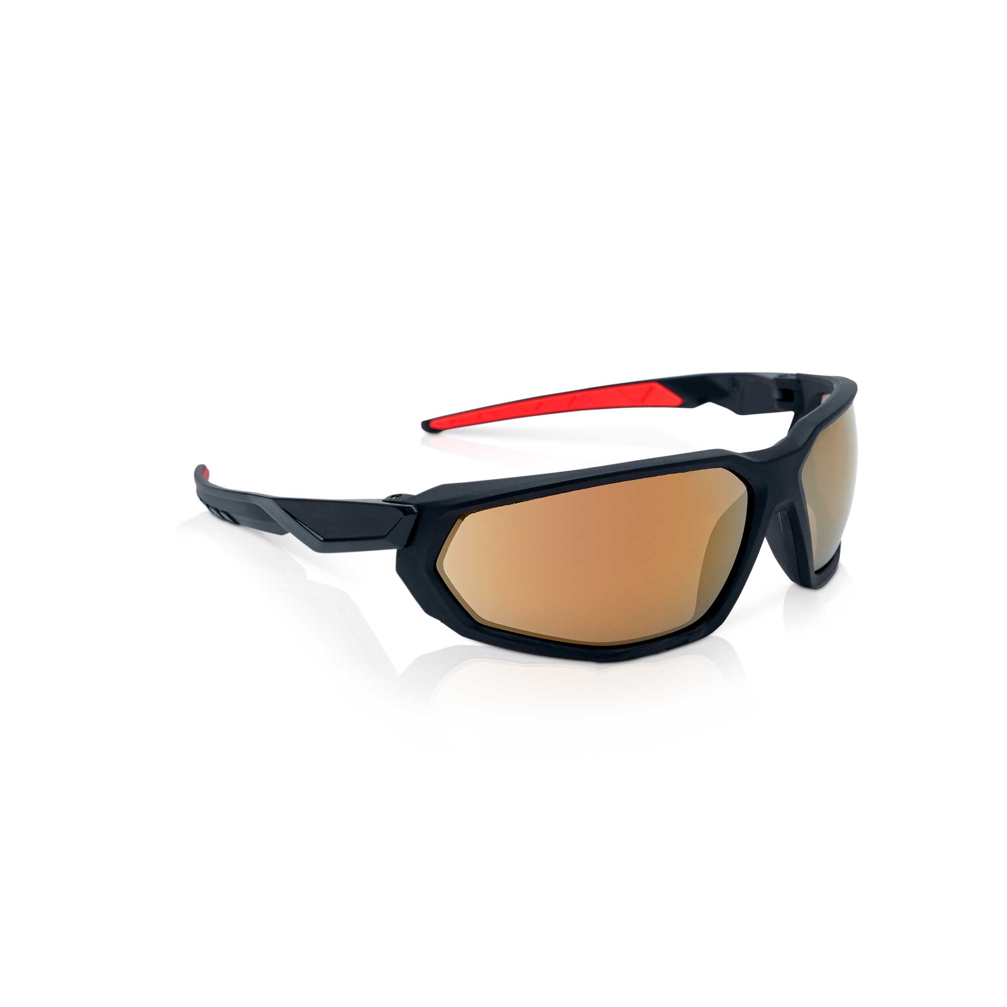 HyperGuard F-Series Safety Glasses - Gold Mirror Lens product photo