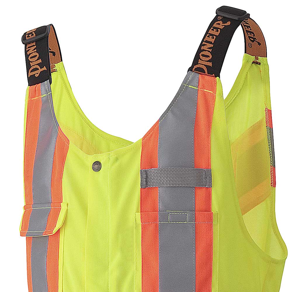 Salopette de s&eacute;curit&eacute; routi&egrave;re haute visibilit&eacute; - Jaune/vert haute visibilit&eacute; - TG photo du produit
