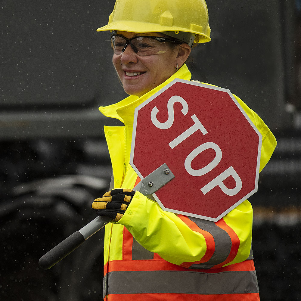 Traffic Paddle - Stop/Slow - 12